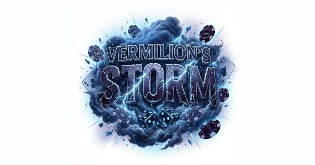 Vermillion Storm Casino Main Banner - Feel the Storm, Claim the Moment with High-Energy Slots and Live Tables